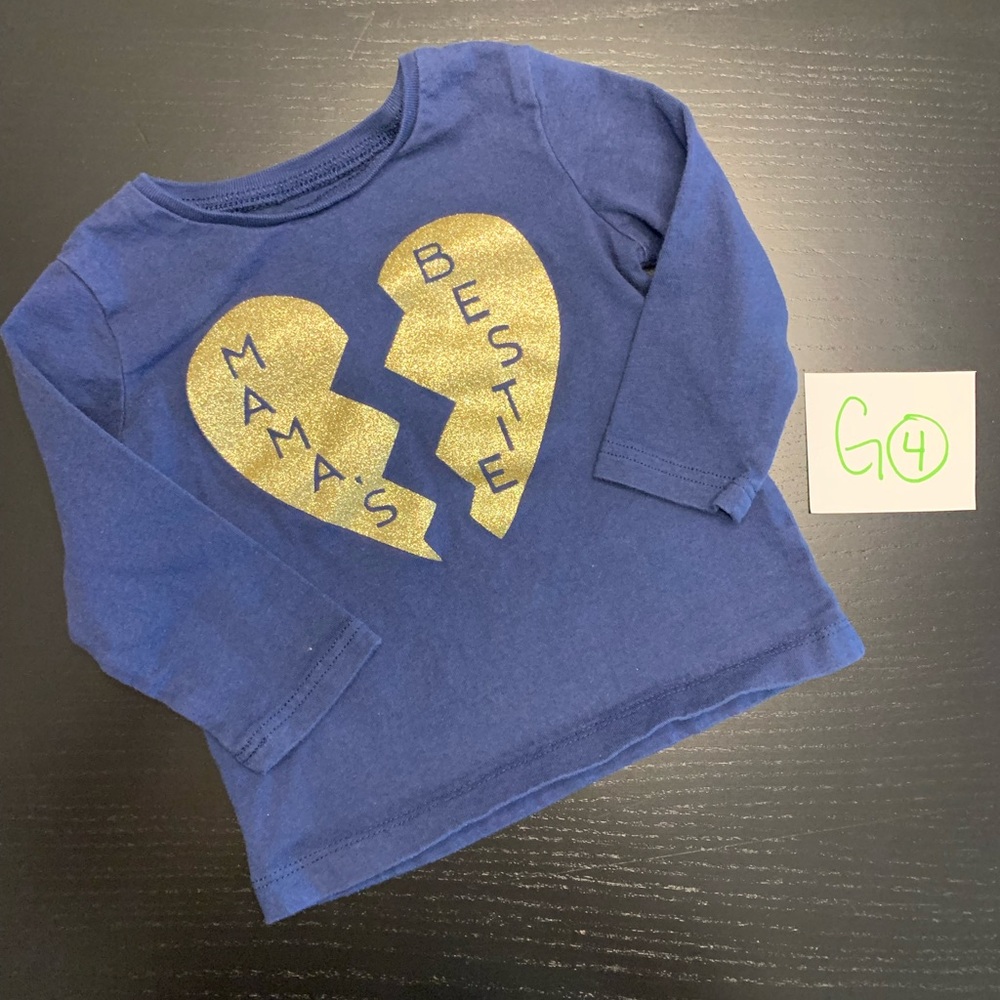 ⭐️2/$5.00⭐️ Carter’s 9m Mama’s Bestie Long Sleeve T-Shirt